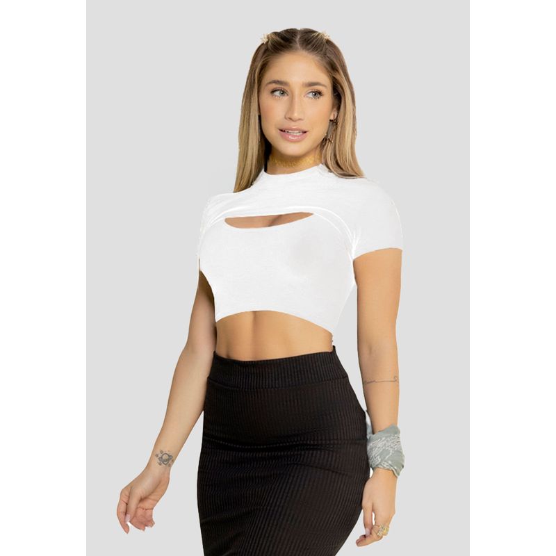 Blusa Mujer Blanco Mp 88395