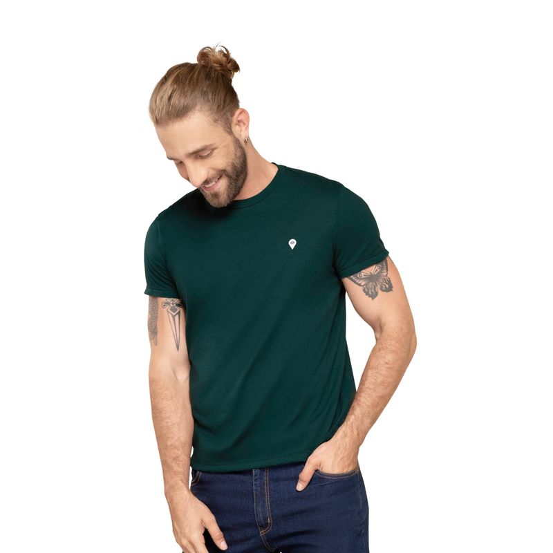 Camiseta Hombre Verde Rutta 89370
