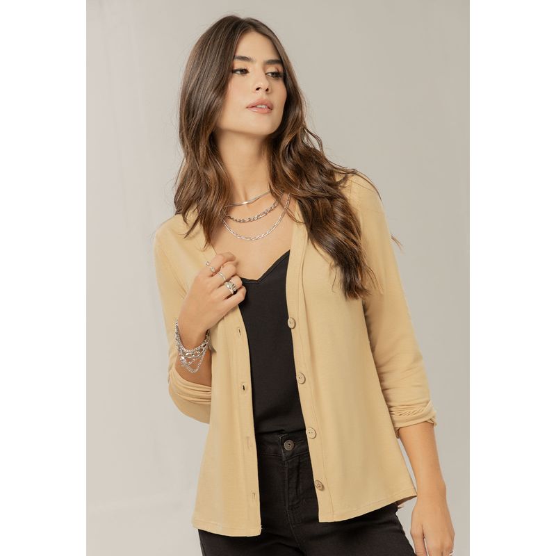 Cardigan Mujer Beige Rutta 104779
