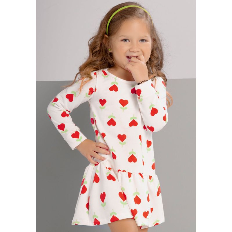 Vestido Infantil Femenino Estampado Mp 100714