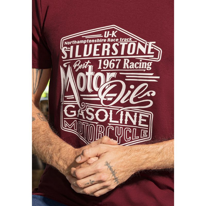 Camiseta Hombre Vinotinto Rutta 106207