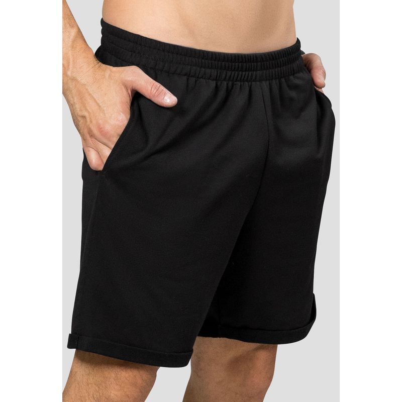 Bermuda Hombre Negro Mp 100496