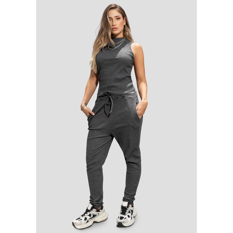 Conjunto Mujer Gris Atypical 103311