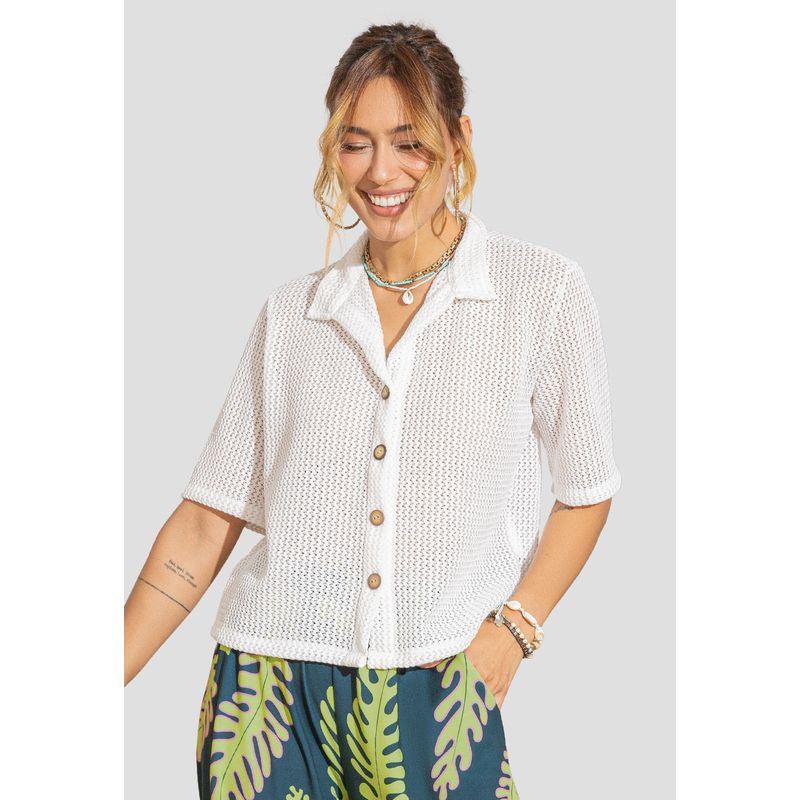 Camisa Mujer Marfil Rutta 106391
