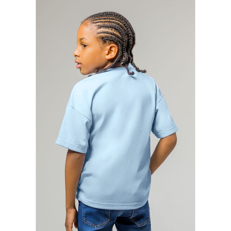 Camiseta Infantil Masculino Azul Baby Mp 108004