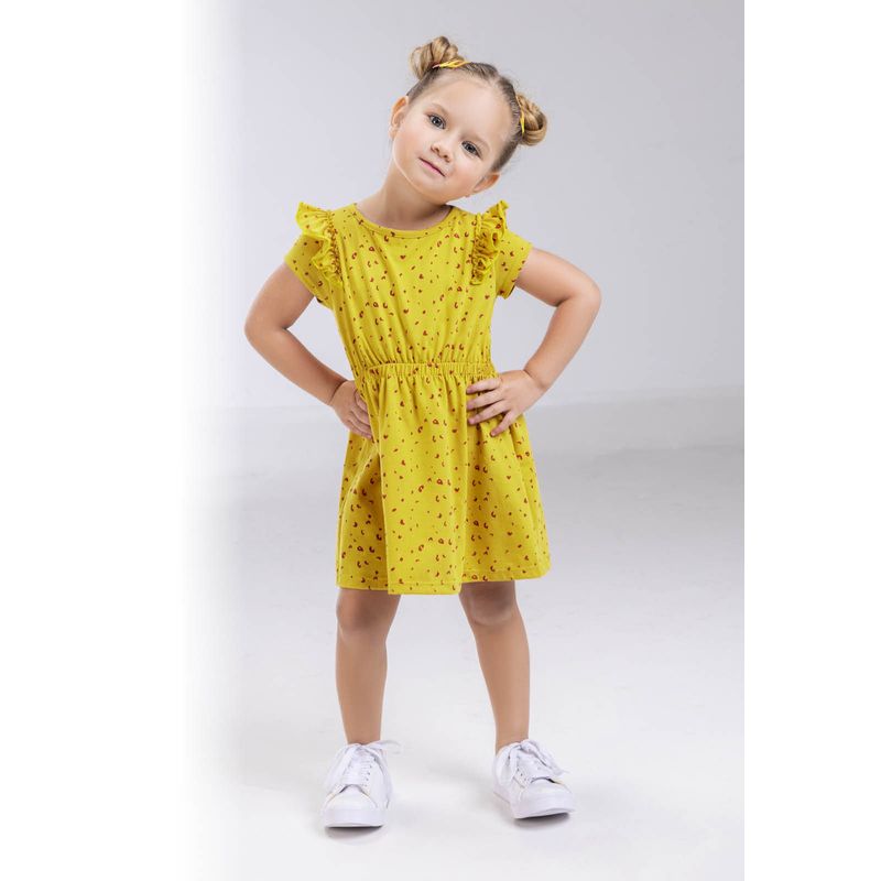 Vestido Paq X2 Infantil Multicolor Mp 5038