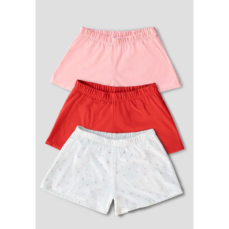 Short Paq X3 Mujer Multicolor Fi 106635