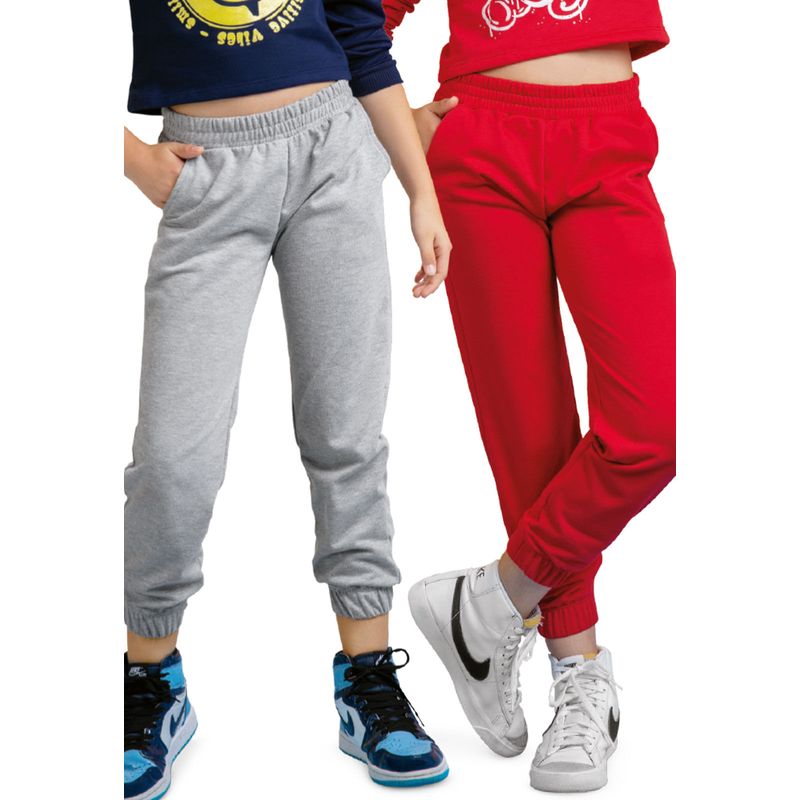 Jogger Paq X2 Infantil Femenino Multicolor Mp 9929