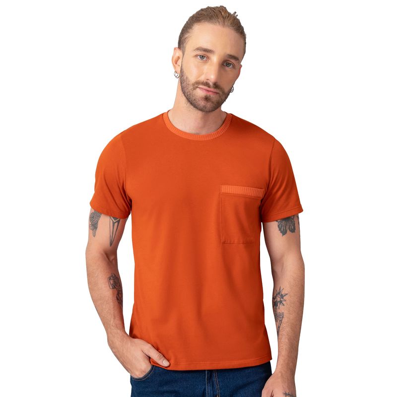 Camiseta Hombre Naranja Rutta 89469