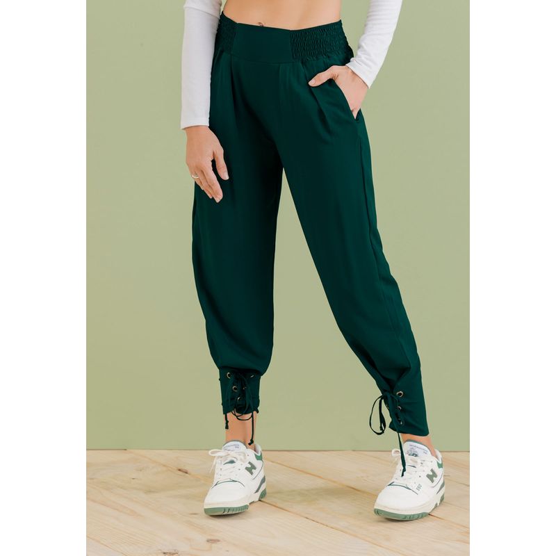 Pantalón Mujer Verde Botella Rutta 103046