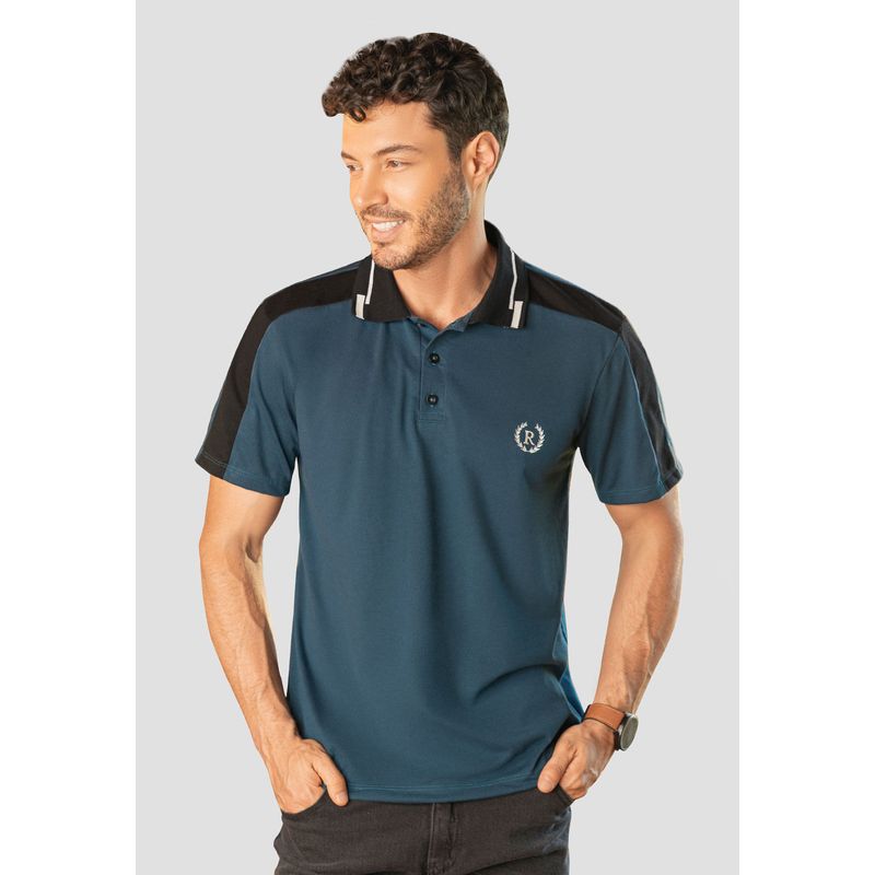 Polo Hombre Azul Petroleo Rutta 105955