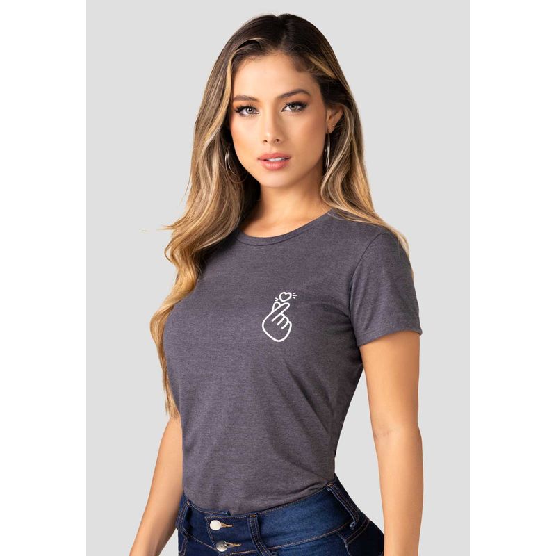 Camiseta Mujer Negro Mp 100232