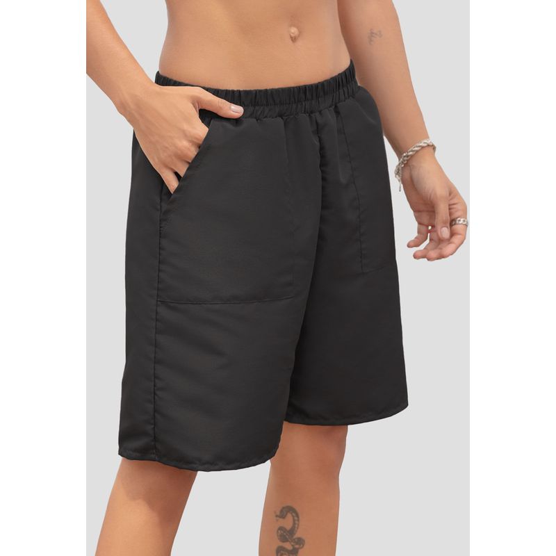 Bermuda Short Mujer Negro Atypical 106604