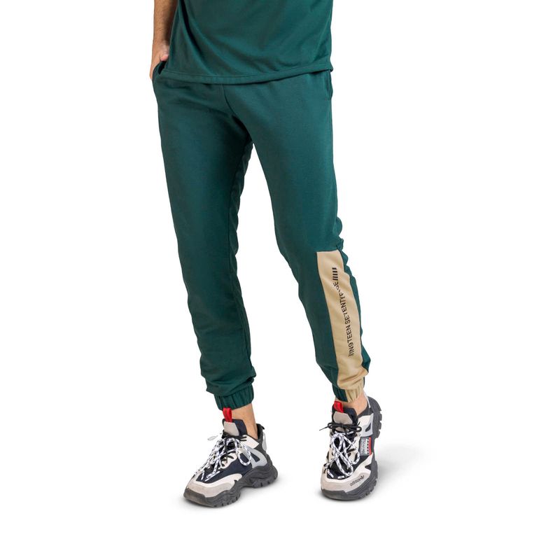 Jogger Hombre Verde Botella Mp 4386