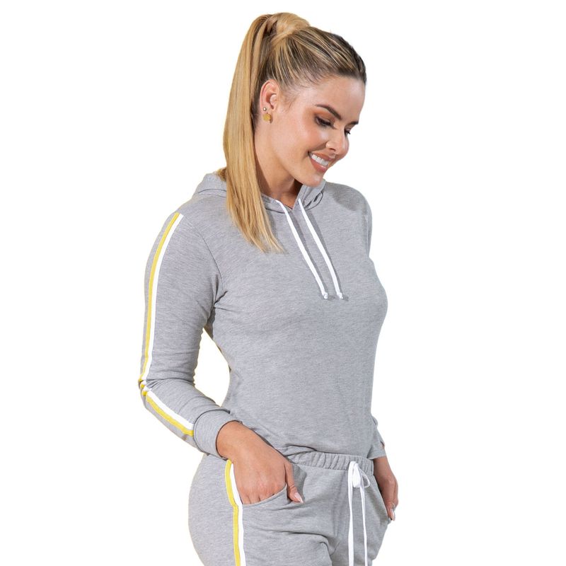 Buzo Mujer Gris FI 33590