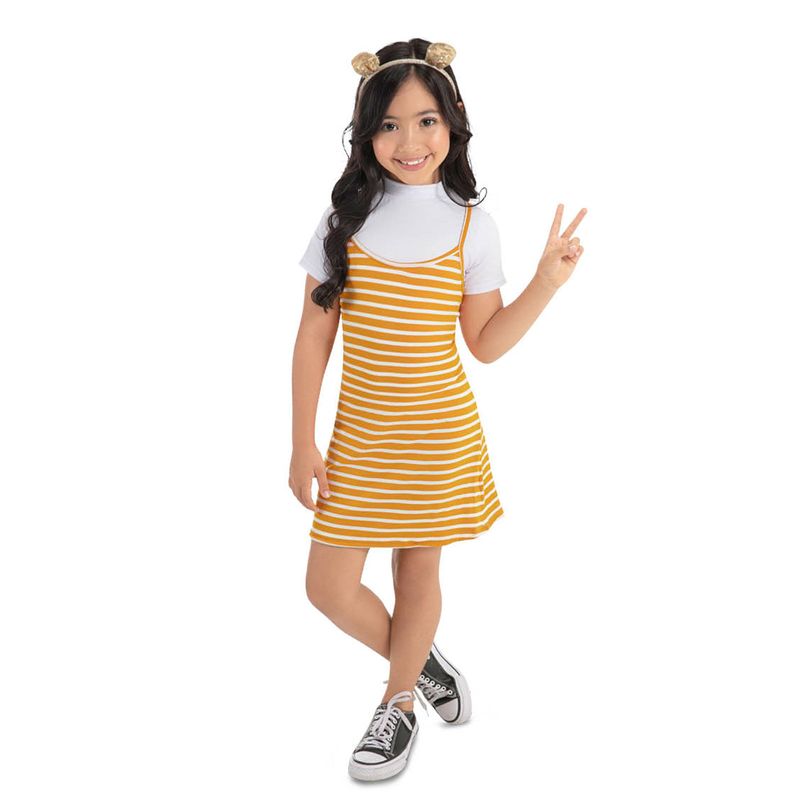 Conjunto Infantil Femenino Mostaza Mp 78889