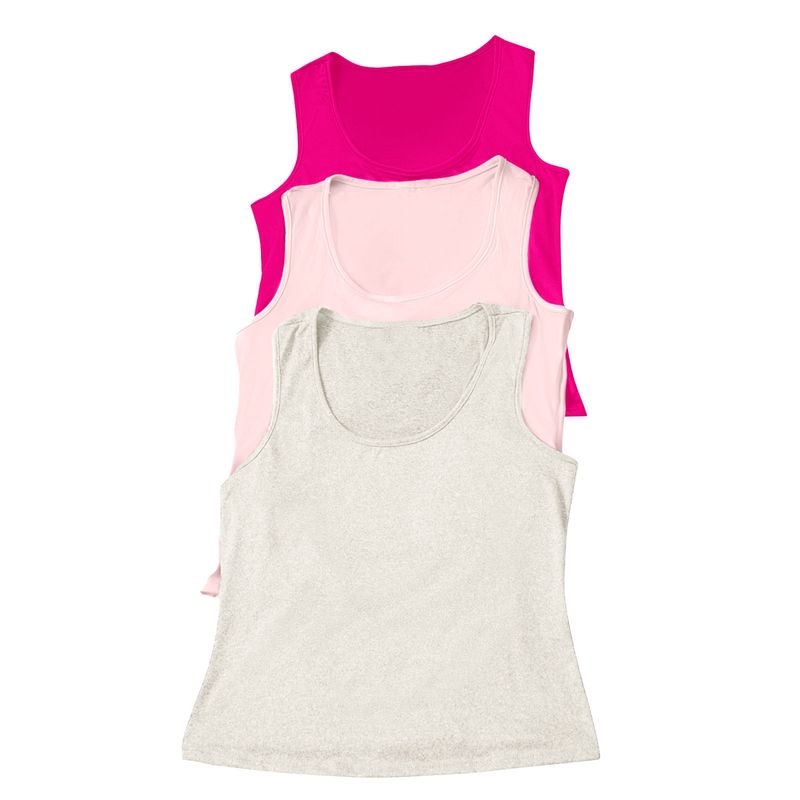 Camiseta Paq X3 Mujer Multicolor Fi 33603