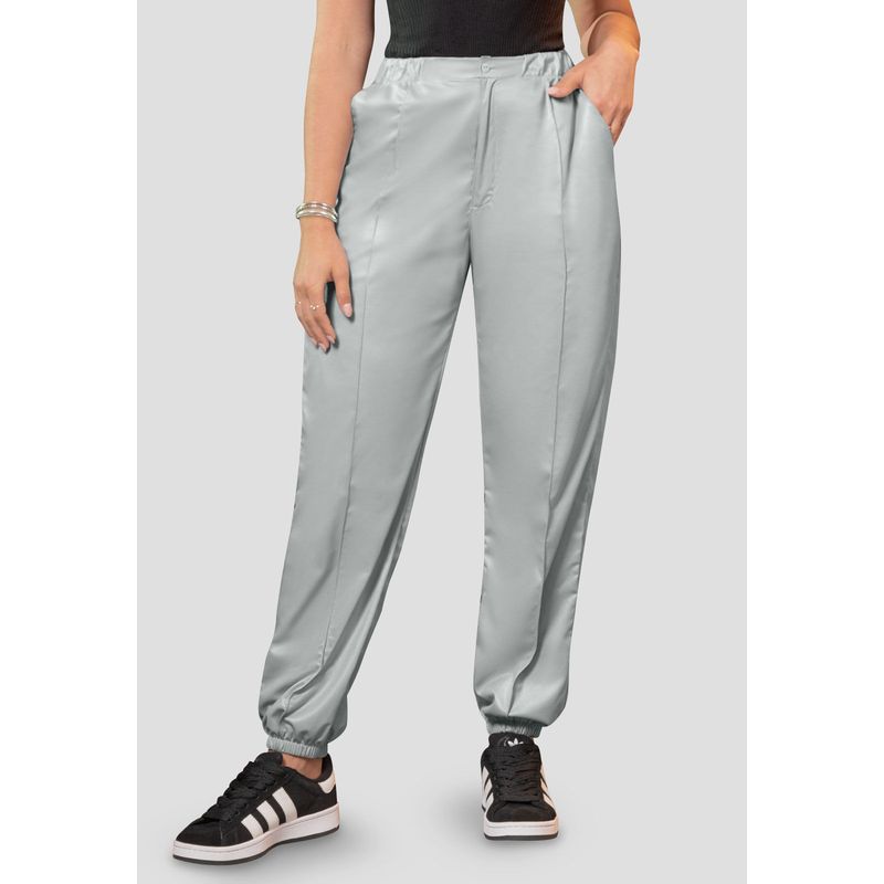 Pantalón Mujer Gris Plata Atypical 104943