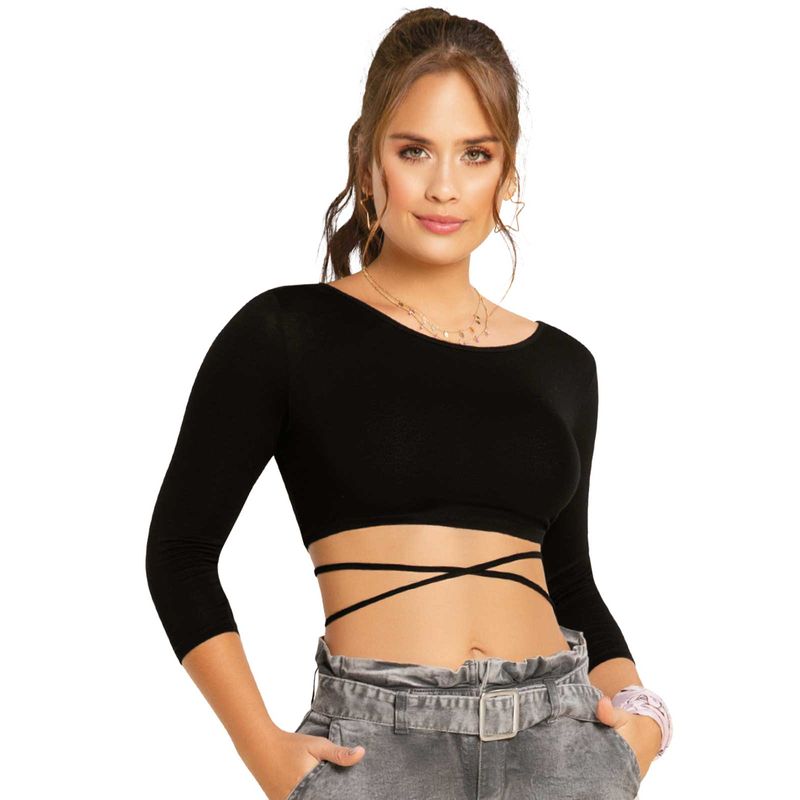 Blusa Mujer Negro Atypical 45006