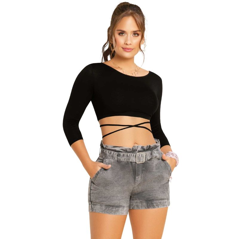 Blusa Mujer Negro Atypical 45006