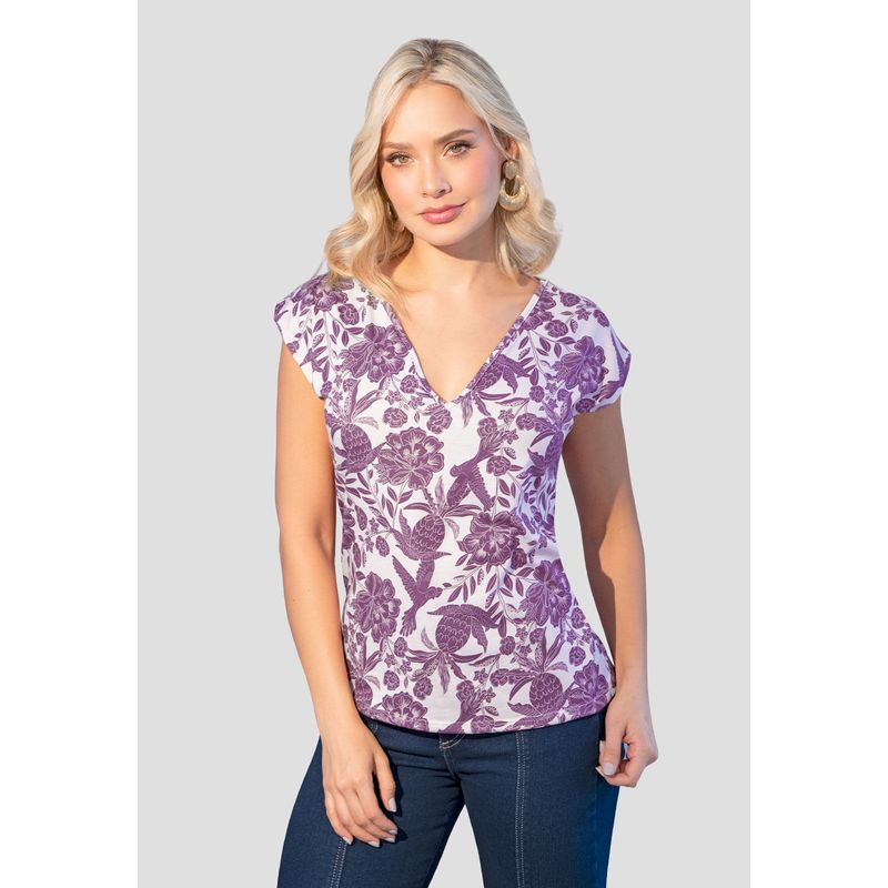 Blusa Mujer Estampado Mp 107546