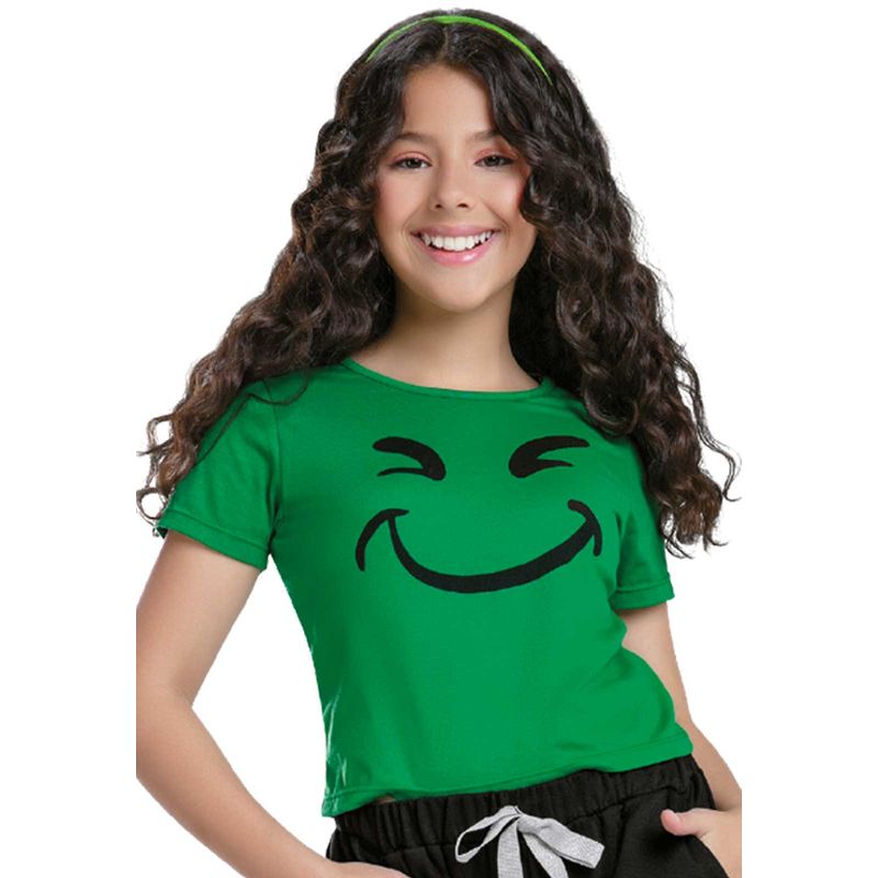 Camiseta Infantil Femenino Verde Mp 88958