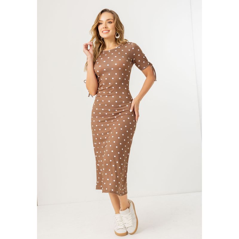 Vestido Largo Mujer Estampado Mp 107534