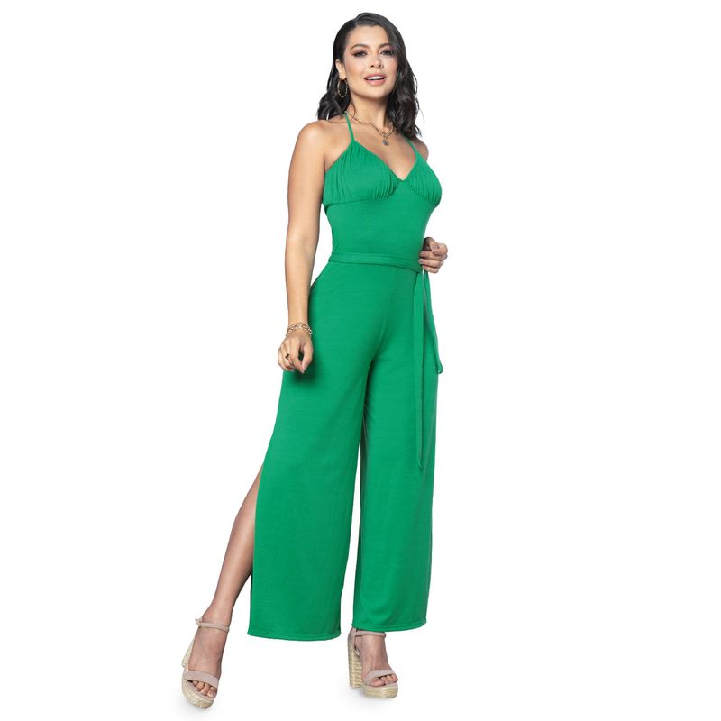 Enterizo Largo Mujer Verde Mp 4044