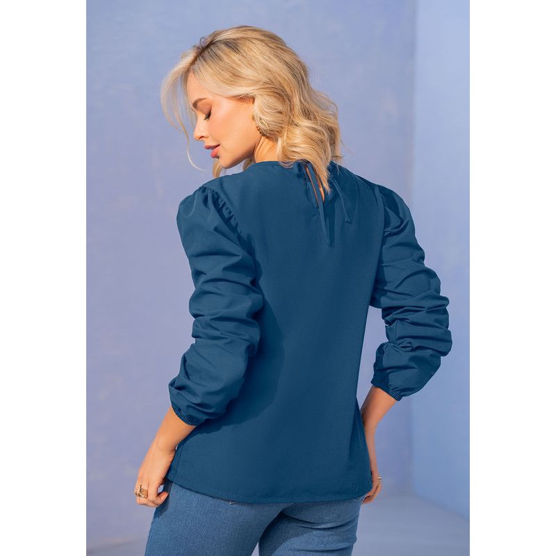 Blusa Mujer Azul Profundo Mp 107976