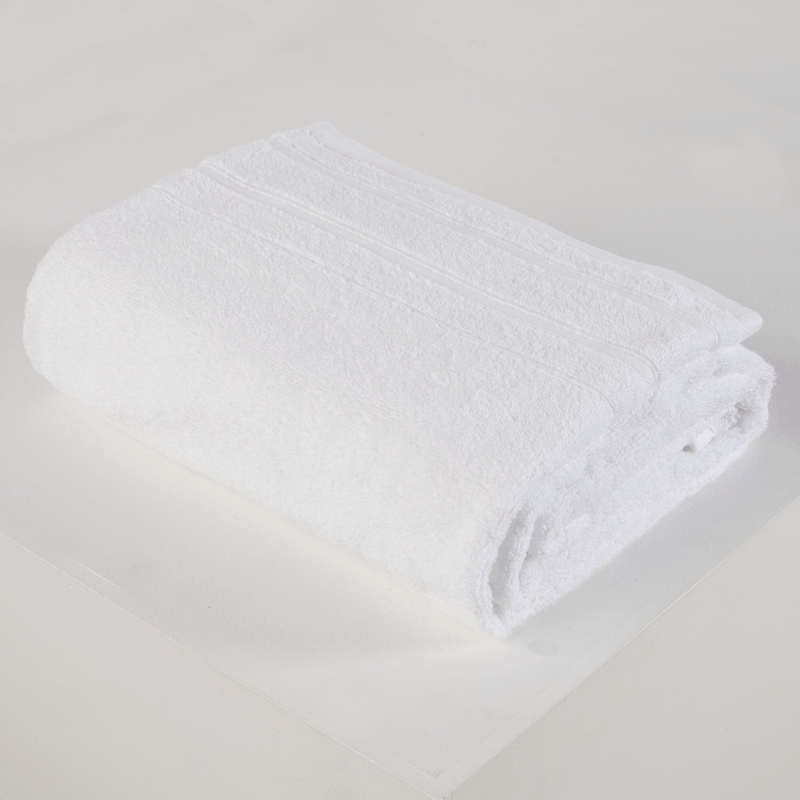 Toalla de Playa 100% Algodón 520 gr Griffin Blanca 103 x 155 cm