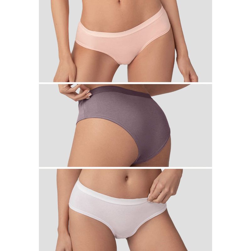Cachetero Paq X3 Mujer Multicolor Fi 31546