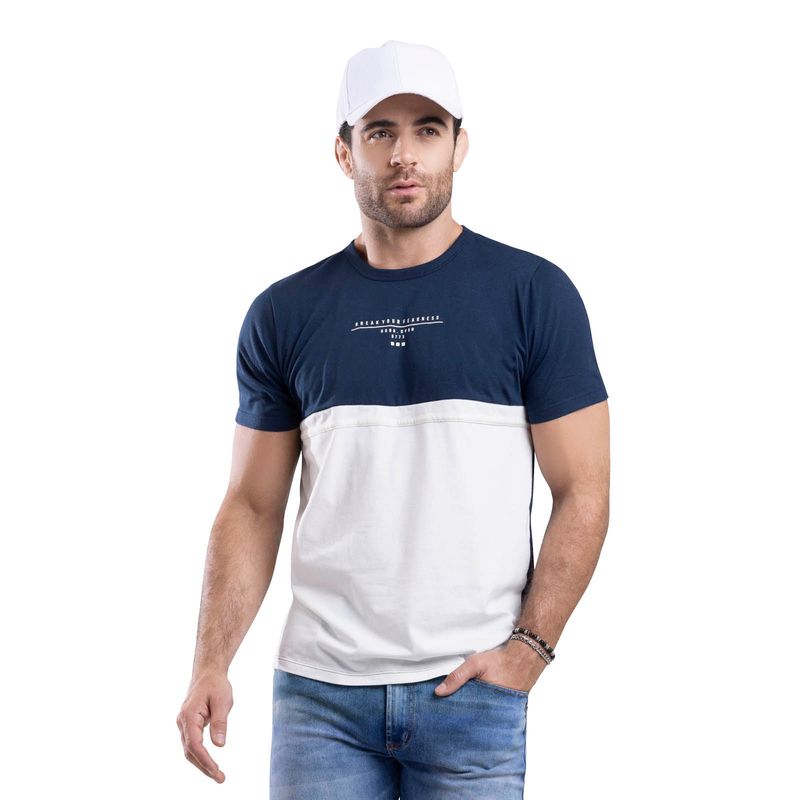 Camiseta Hombre Azul Mp 3861