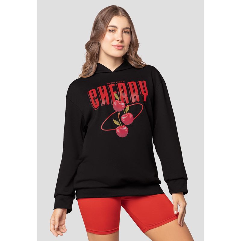 Buzo Mujer Negro Mp 110147