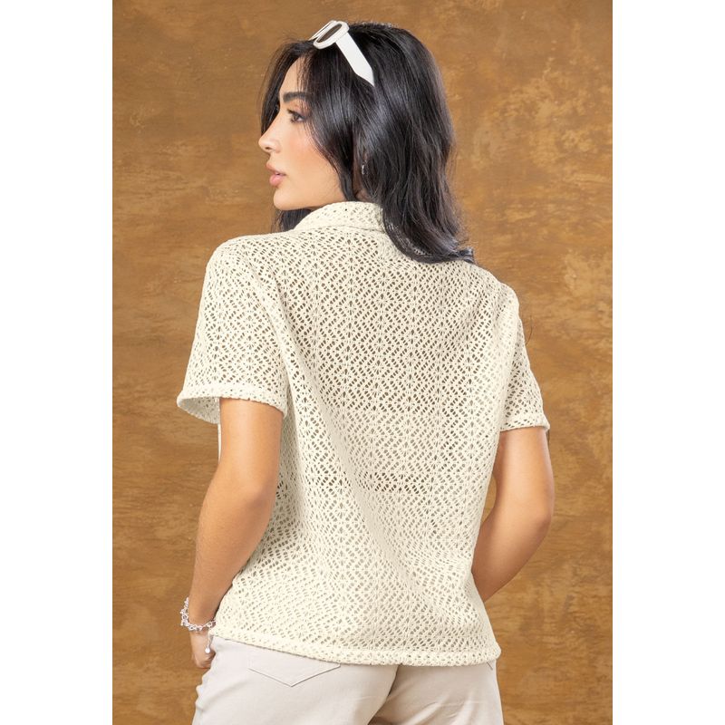 Camisa Mujer Crema Mp 108125