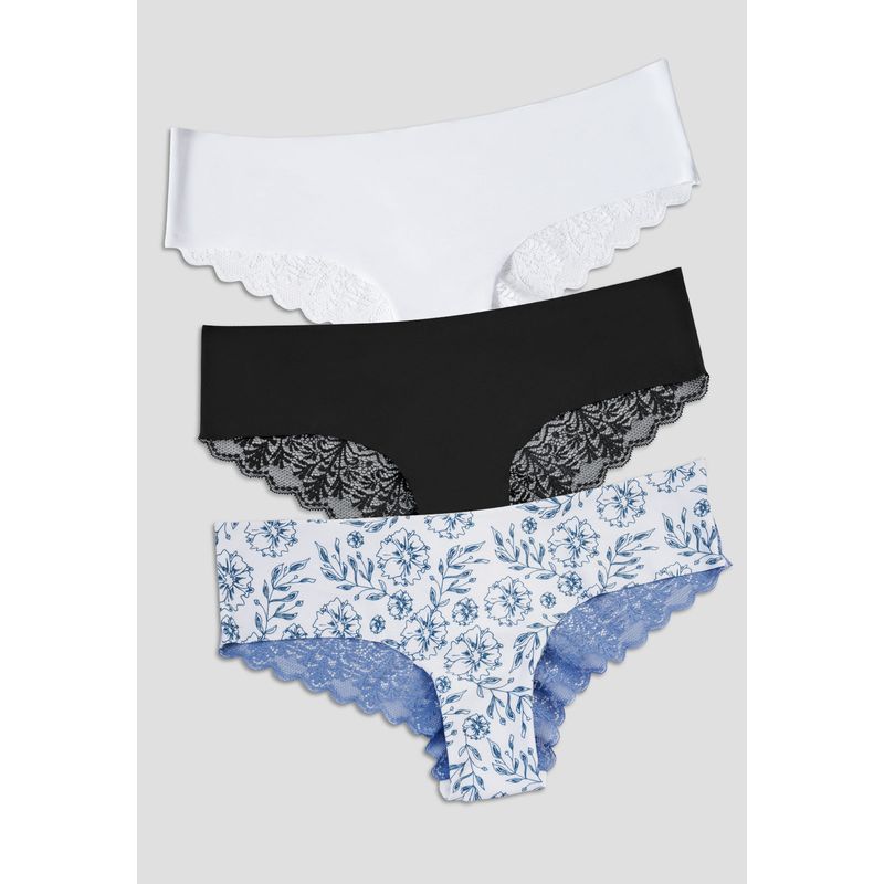 Cachetero Paq X3 Mujer Multicolor Fi 110000