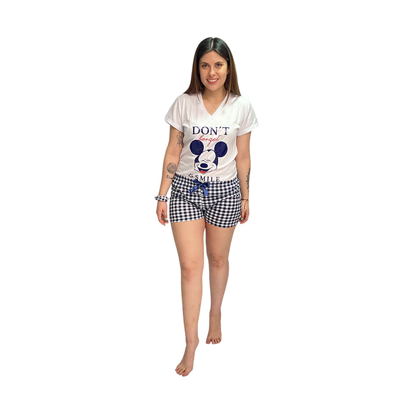 Mickey Azul Dama PC MC