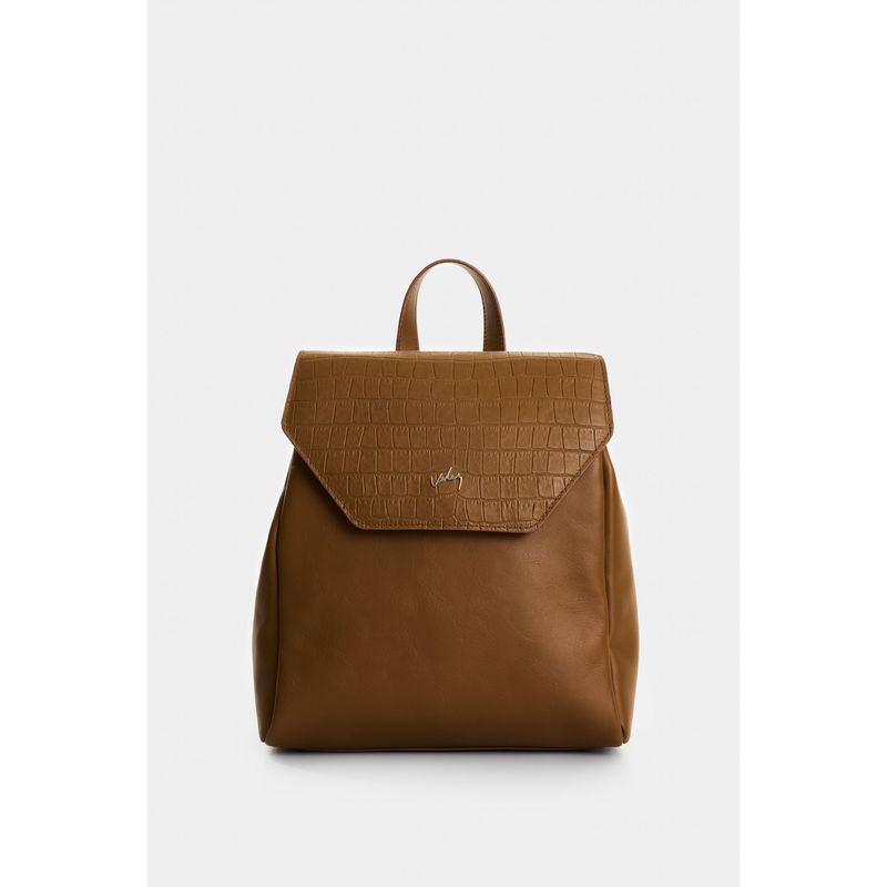 Morral Rosario de cuero para mujer corte hexagonal
