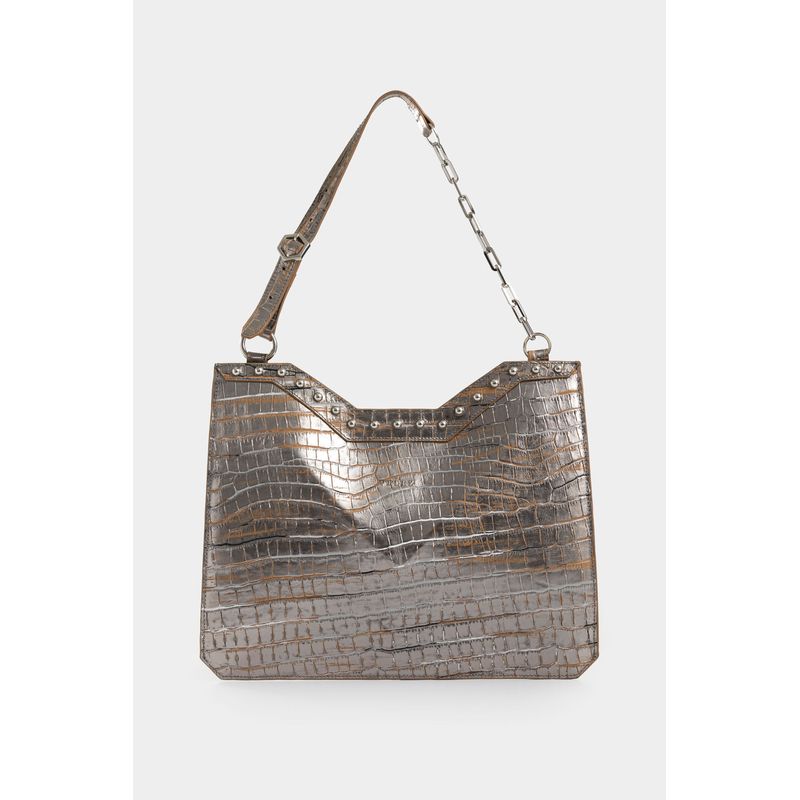Shopping mini Magena de cuero folia para mujer taches