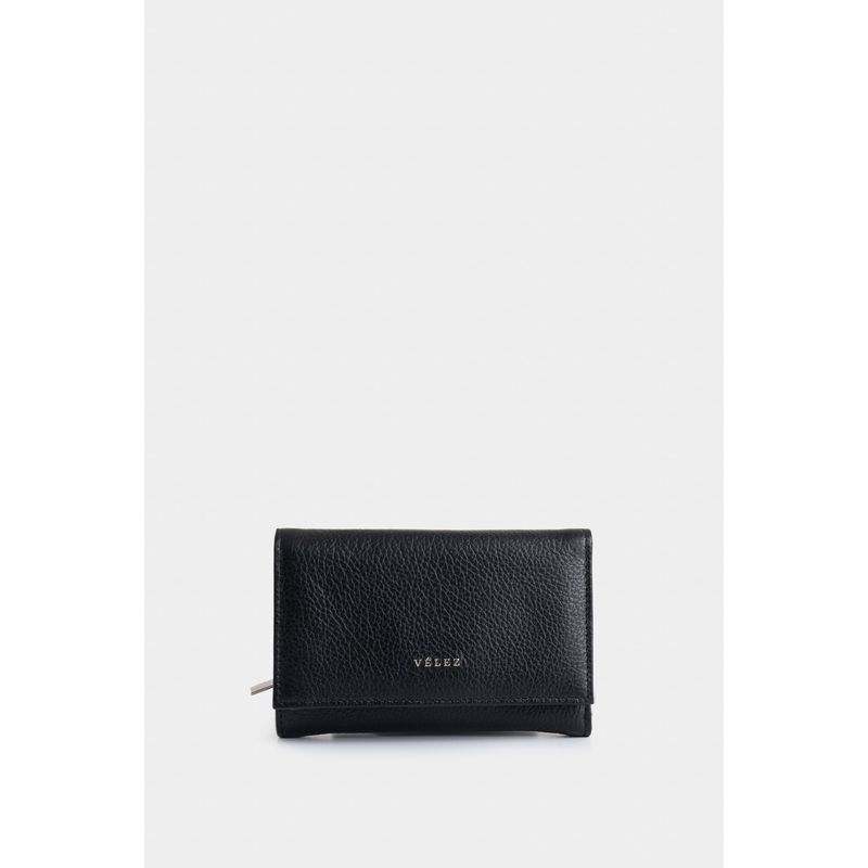 Billetera Real de cuero para mujer con monedero