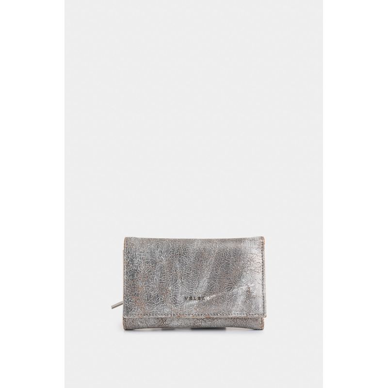 Billetera Real de cuero folia para mujer efecto con monedero