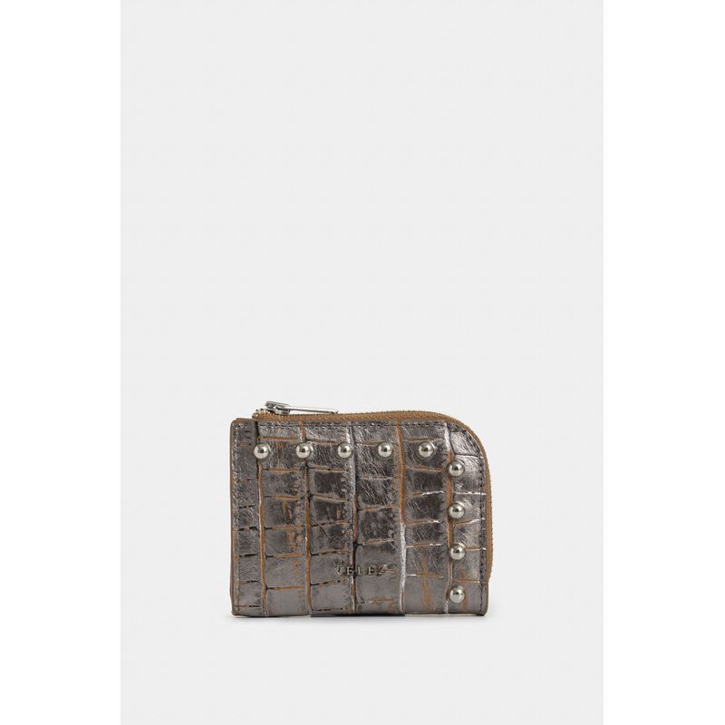 Porta documentos Holy de cuero folia para mujer efecto croco