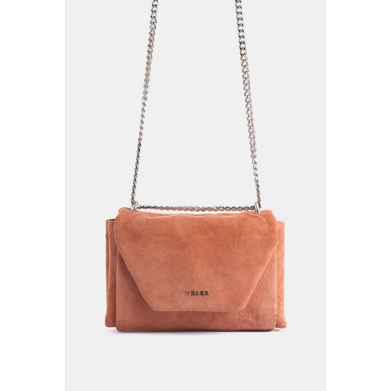 Bowling Lili 2.0 de cuero gamuza para mujer detalle cadena