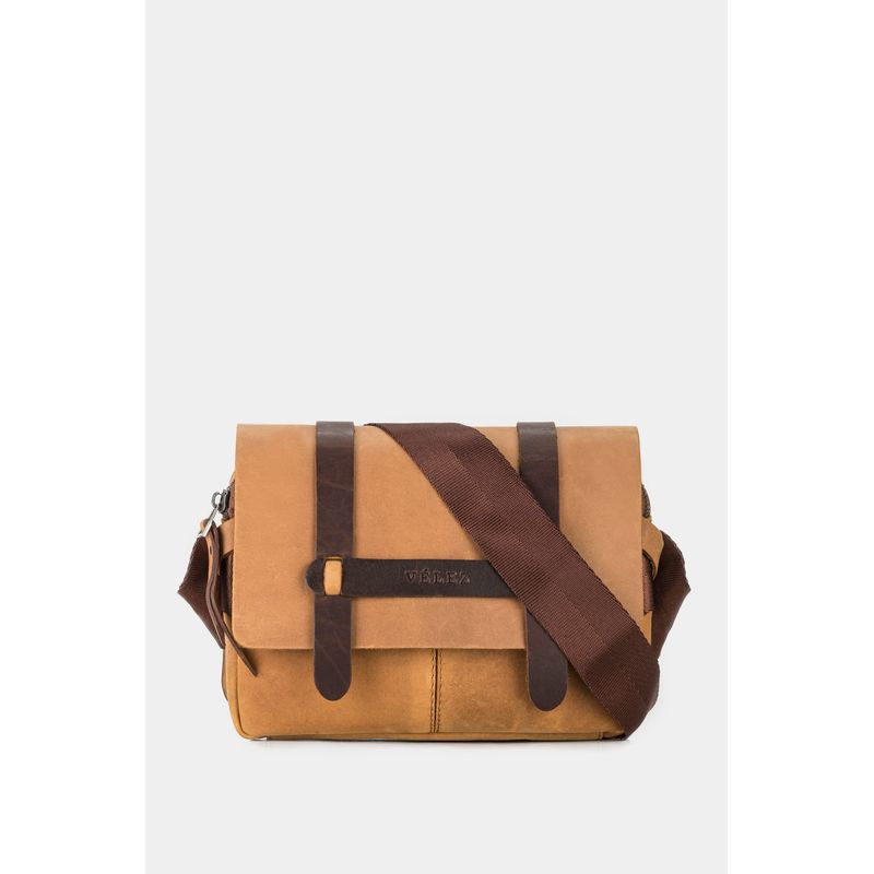 Riñonera casual de cuero vintage