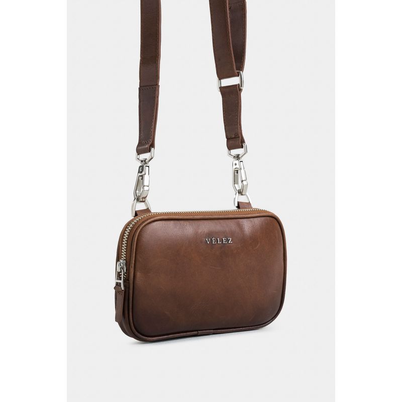 Riñonera lugano de cuero para hombre casual