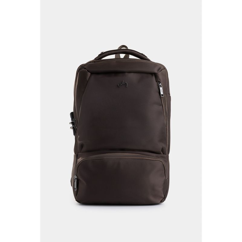 Tula morral Nolan de lona y cuero para hombre estilo utilitario