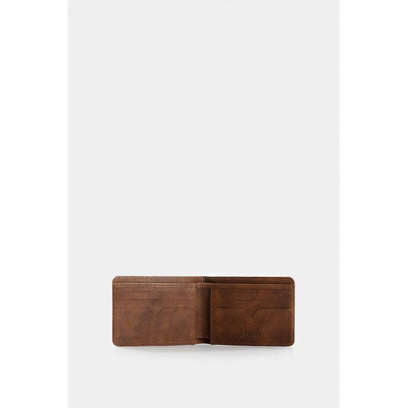 Billetera Muta de cuero para hombre textura