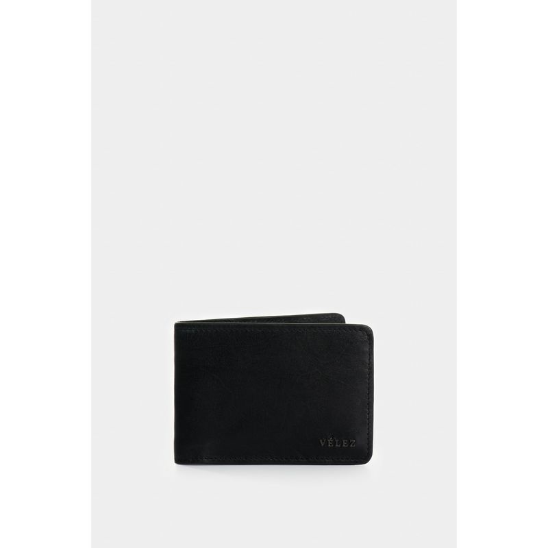 Billetera Oasis de cuero para hombre detalle contraste