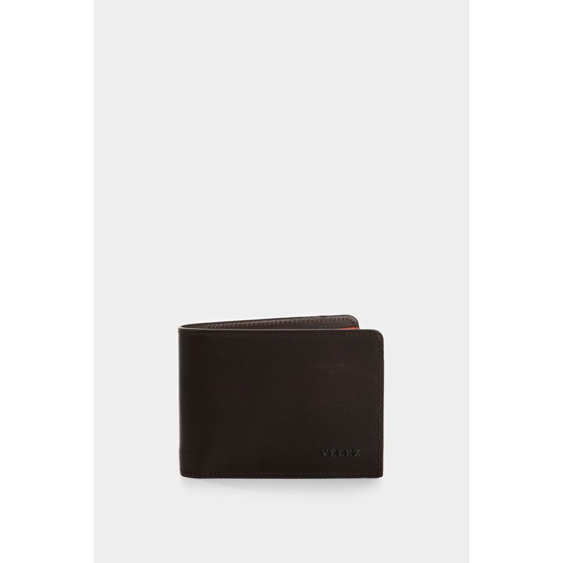 Kit Billetera y manilla Ivy de cuero para hombre detalle contraste