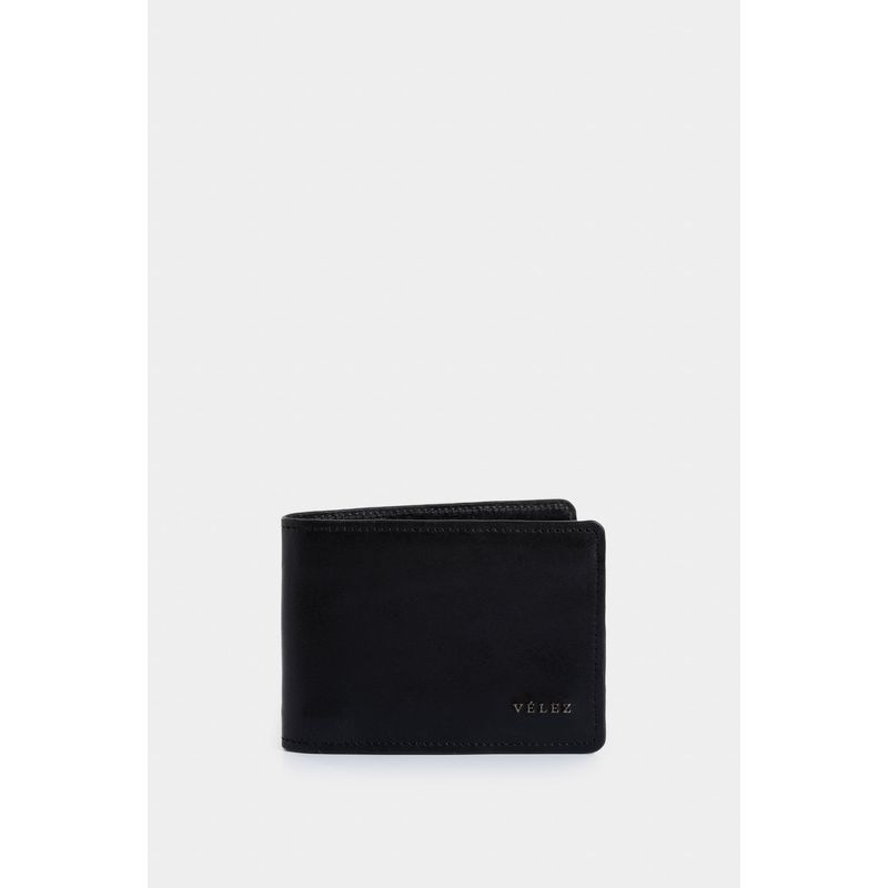 Billetera Montt de cuero para hombre acabado brillo