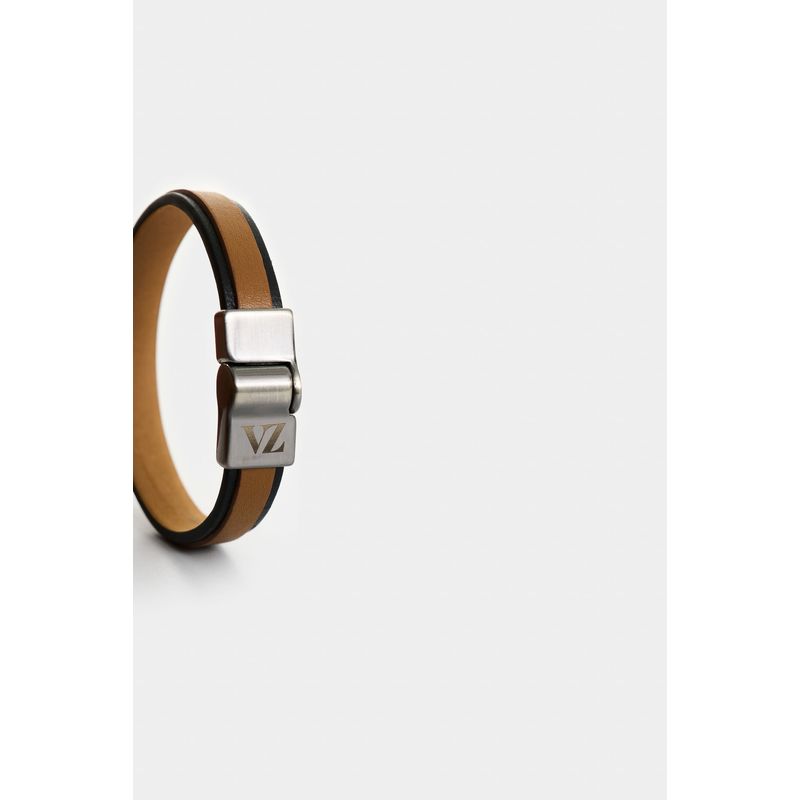 Manilla Ivy de cuero para hombre contraste